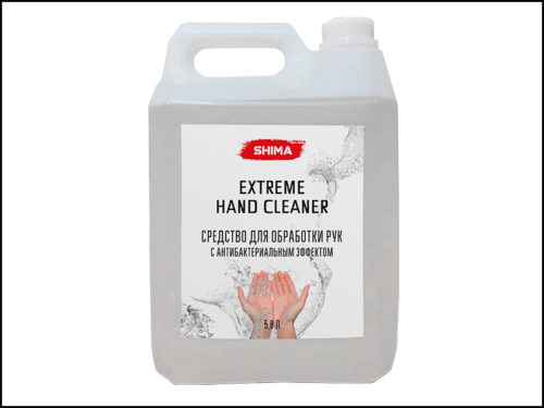 Антисептический гель Shima extreme hand cleaner жидкое средство 5л