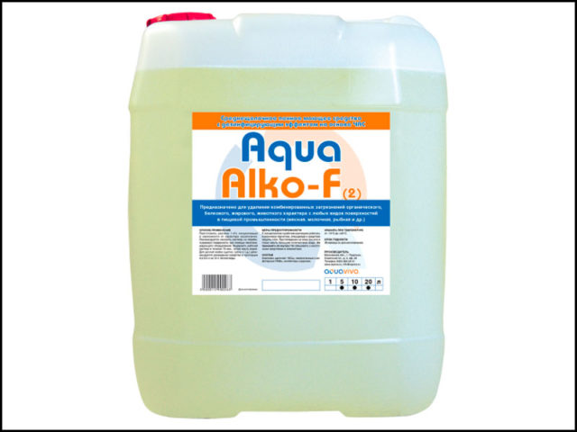 Щелочное пенное моющее средство AquaAlko-F  5л.