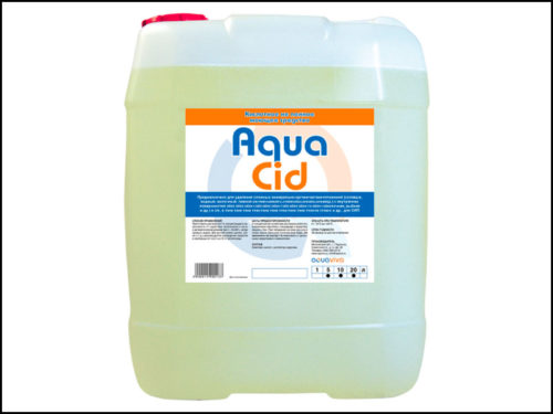 Кислотное не пенное моющее средство  AquaCid 5л