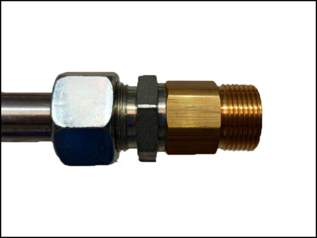 Соединитель трубы высокого давления для сопряжения с АВД 15 мм (цанговый)