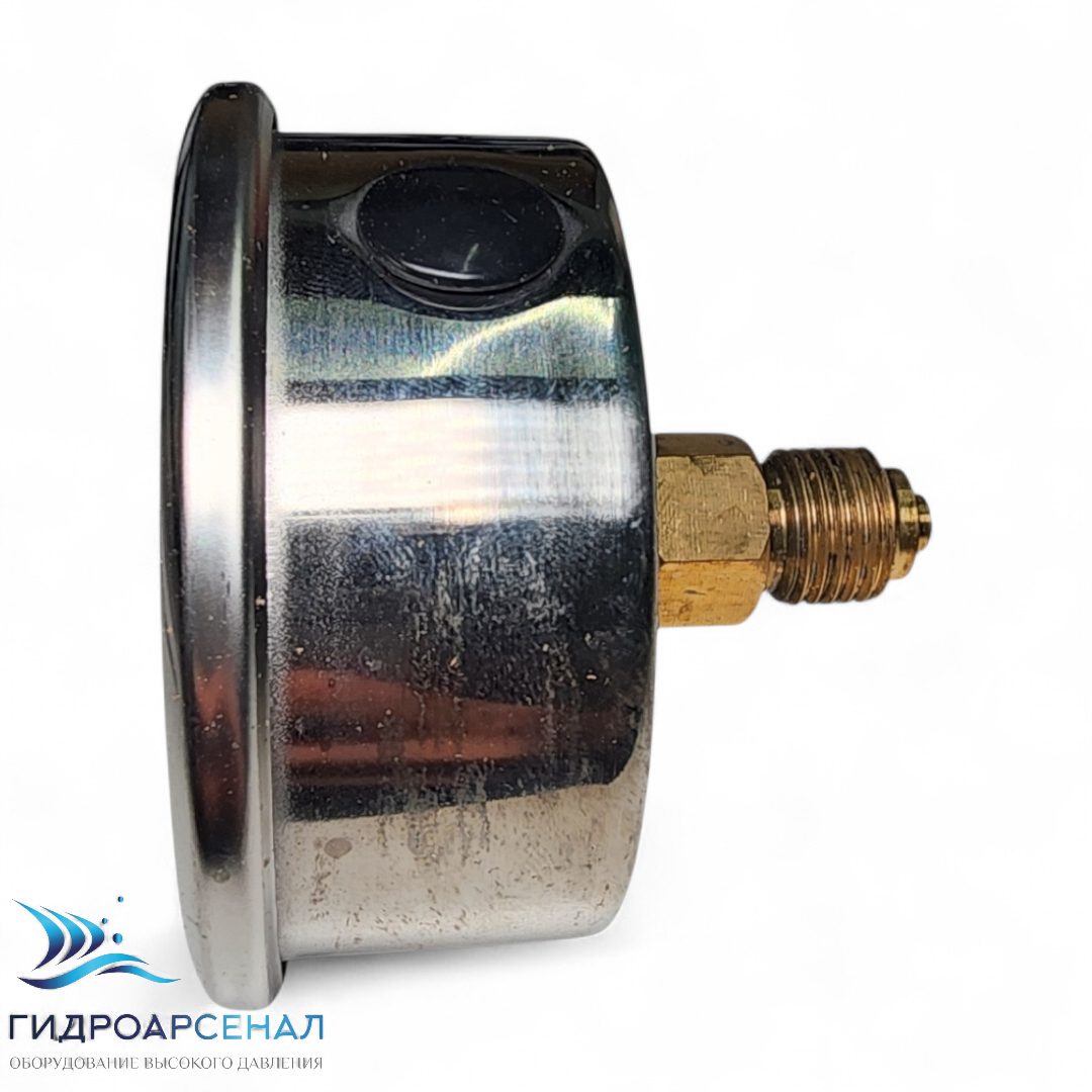 Манометр осевой 0-400атм АКВАГИД, 1/4ш, ф63мм.