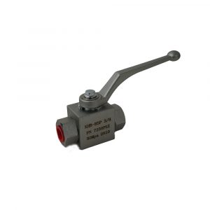 Кран шаровый KHB BSP 3/8 г-г (рычаг), 500атм (2-х ход)