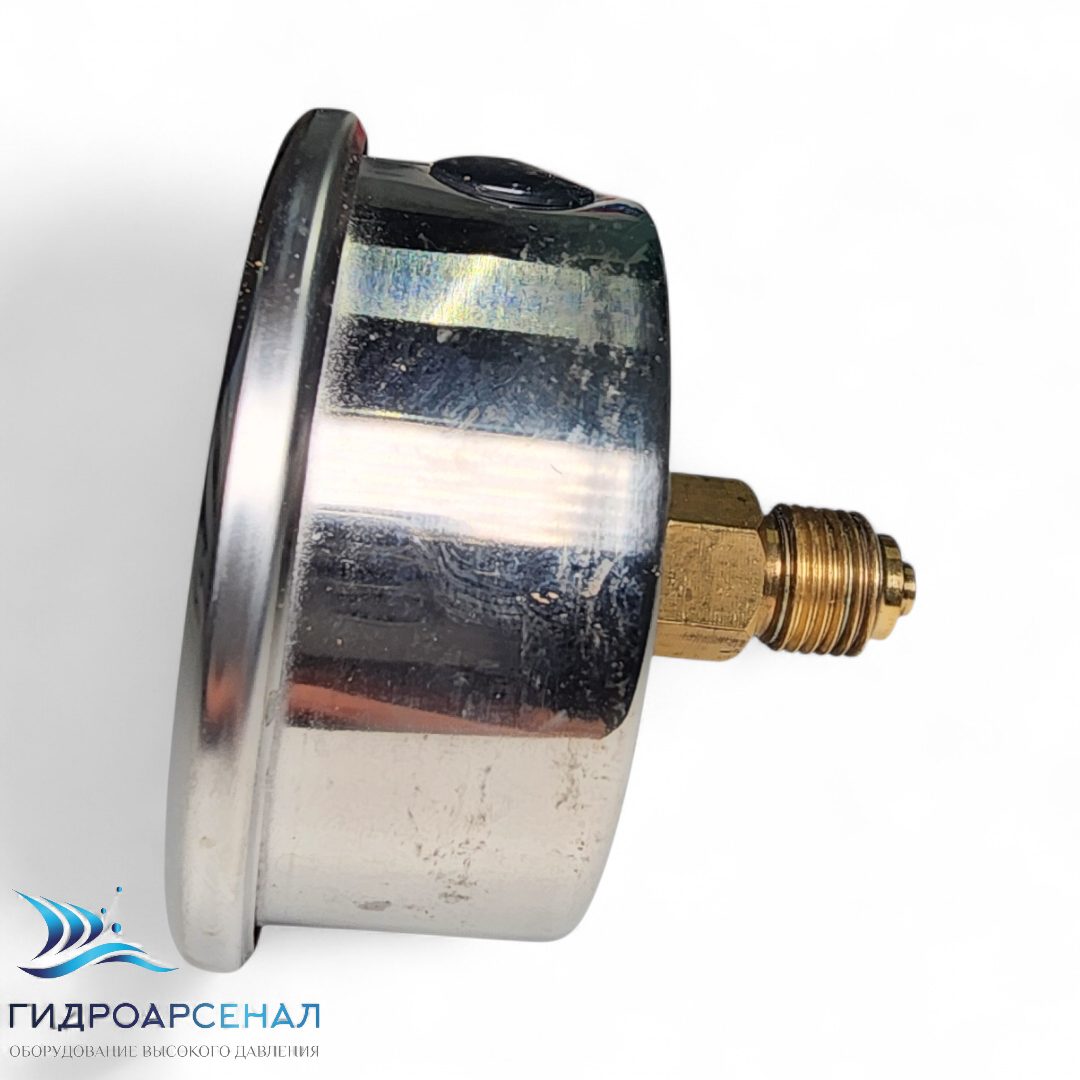 Манометр осевой 0-250атм АКВАГИД, 1/4ш, ф63мм.