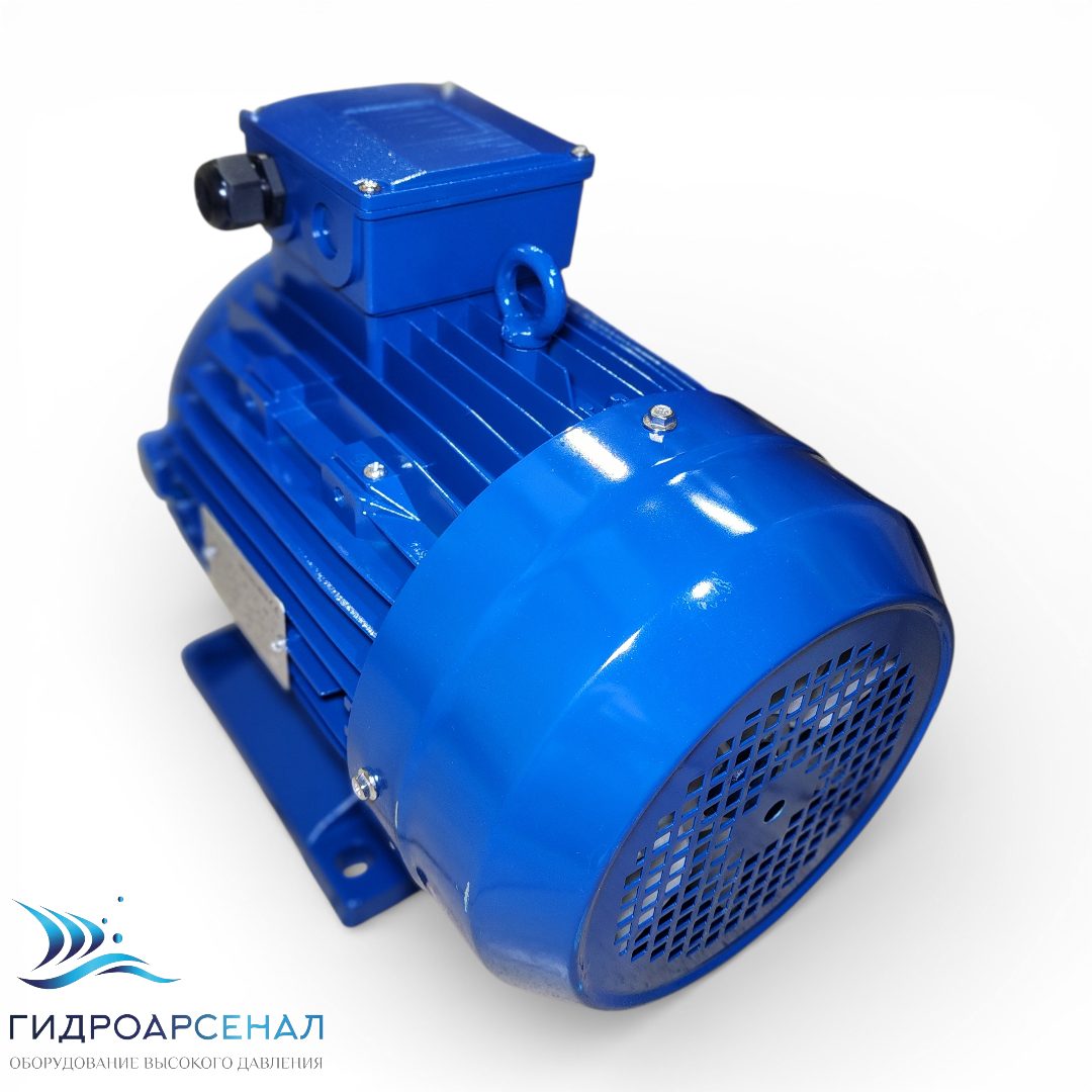 Электродвигатель Аквагид HS112M2-4 5.5 КВт/1450 S1 (2 подшипника), с полым валом ф24, фланец 87.