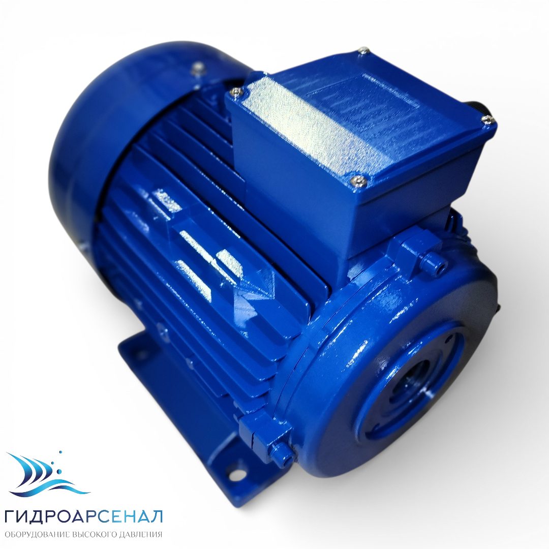 Электродвигатель Аквагид HS112M2-4 5.5 КВт/1450 S1 (2 подшипника), с полым валом ф24, фланец 87.