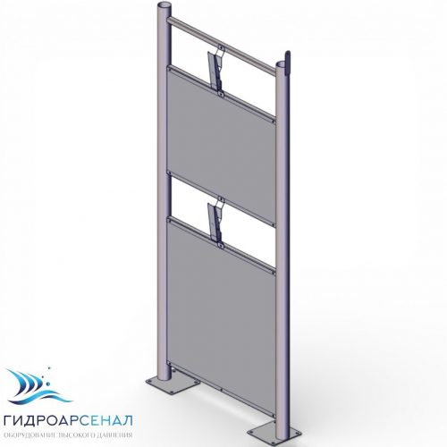 Держатель ковриков стенд Н/Ж - вертикальный.