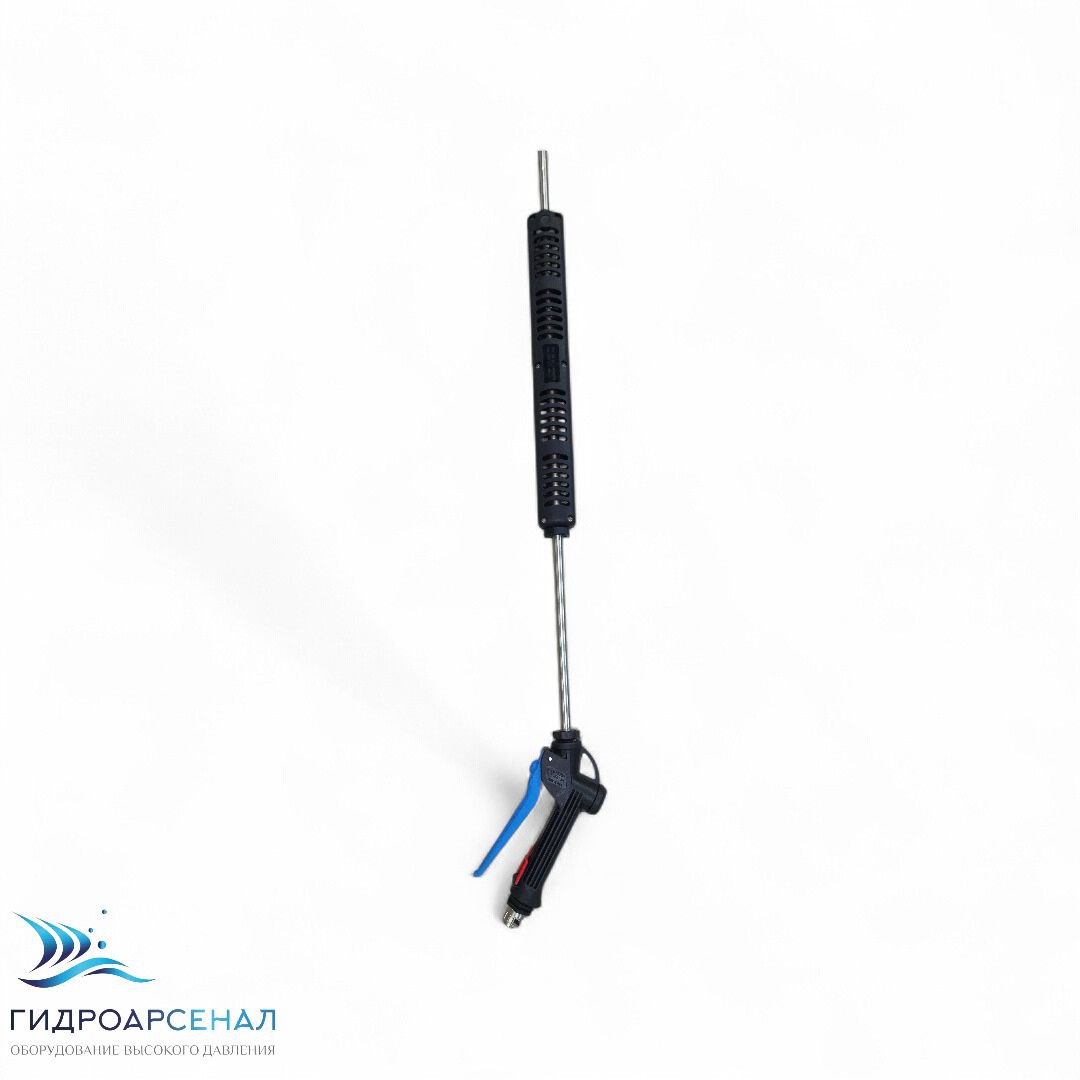 Пистолет пеногенератора 1500мм (нерж) с соплом спреера 1,1 мм.